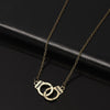 Handcuff Pendant Necklace For Women Men Steampunk Jewelry Lover's Collares FREEDOM Valentine's Day Gifts 2021
