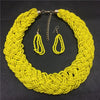 Handmade Beads Necklace Bohemia Boho Necklace Ethnic Wide Choker Bohemian Necklaces Women Accessories Collier Ethnique Boheme