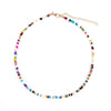 Handmade  Boho Colorful Resin Seeds Beads Short Necklaces Clavicle Choker Collars for Women Party Jewelry Fashion