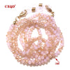 Handmade  Reading Glasses Chain For Women Sunglasses Cords Casual 3mm electroplated Glass Beaded Eyeglass Masks Chain