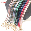 Handmade  Reading Glasses Chain For Women Sunglasses Cords Casual 3mm electroplated Glass Beaded Eyeglass Masks Chain