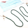 Handmade  Reading Glasses Chain For Women Sunglasses Cords Casual 3mm electroplated Glass Beaded Eyeglass Masks Chain