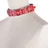 Handmade Women Ladies Gothic Punk Leather Metal  Round Choker Collar Necklace