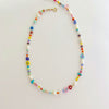 Handmade Natural Pearl Mix And Match Colorful Beaded Florets Ladies Short Necklace Jewelry Accessories Exquisite Gifts