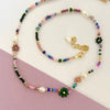 Handmade Natural Pearl Mix And Match Colorful Beaded Florets Ladies Short Necklace Jewelry Accessories Exquisite Gifts