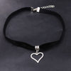 Handmade Rhinestone Sun/ Star/ Heart /Crosses Charms DIY Choker Gothic Necklace Collar Black Velvet Jewelry For Woman P611