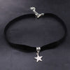 Handmade Rhinestone Sun/ Star/ Heart /Crosses Charms DIY Choker Gothic Necklace Collar Black Velvet Jewelry For Woman P611