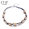 Handmade Shell Short Choker Necklace Rope Chain Natural Seashell Hawaiian Beach Personality Casual Accessories Collar Jewelry