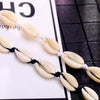 Handmade Shell Short Choker Necklace Rope Chain Natural Seashell Hawaiian Beach Personality Casual Accessories Collar Jewelry