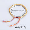 Handmade Tibetan Buddhist Braided Cotton Copper Beads Lucky Rope Bracelet & Bangles Thread Bracelets For Women Men 2021