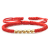 Handmade Tibetan Buddhist Lucky Rope Bracelets Bangles Black & Red Thread Adjustable Knots Bracelet for Women Men Wrist Jewelry