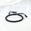 Handmade Tibetan Buddhist Lucky Rope Bracelets Bangles Black & Red Thread Adjustable Knots Bracelet for Women Men Wrist Jewelry