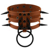 Handmade Vegan Leather Spiked Choker Punk Goth Collar Harajuku  Accessories Gothic  Metal Chocker Necklace Club Party Jewelry