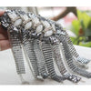Handmade big size jewelery tassel big shoulder brooch epaulet PATCH ,epaulettes spikes,escapulario blazer accessories applique