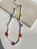 HangZhi 2021  5 pcs/set Daisy Flower Colorful Beads Clavicle Choker Necklace for Women Girls Spring Summer Jewelry