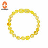 Hao Hu Po Nature Necklace Amber for Baby/adult Bracelet From The Baltic Sea Original GIC Certification with Jute Bag