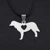 2020 New Women/Men's Jewelry Stainless Steel Little Cute Cat /Dog lover 3.7cmX2.0cm Pendant Short 17 Necklace SS-Cat