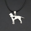 2020 New Women/Men's Jewelry Stainless Steel Little Cute Cat /Dog lover 3.7cmX2.0cm Pendant Short 17 Necklace SS-Cat