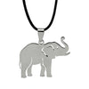 2020 New Women/Men's Jewelry Stainless Steel Little Cute Wolf rhino Horse Pendant Short 17 Necklace For Lady Men SS10