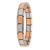 Hapiship 2021 Women's Jewelry 9mm Width Itanlian Elastic Charm Bracelet    Stainless Steel Bangle ST-