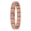 Hapiship 2021 Women's Jewelry 9mm Width Itanlian Elastic Charm Bracelet    Stainless Steel Bangle ST-