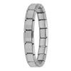 Hapiship 2021 Women's Jewelry 9mm Width Itanlian Elastic Charm Bracelet    Stainless Steel Bangle ST-
