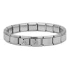Hapiship 2021 1Pcs 9mm 13mm Width Original Daisy Agreement Charm Links Fit 9mm Bracelet  Stainless Steel Jewelry Making DJ316