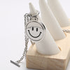 Happy Unhappy Swiveling Coin Pendant Necklace Choker Toggle Clasp Cool Jewelry