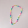 Harajuku Candy Color Acrylic Strand Choker Necklaces for Women Girl Party Cosplay Lolita Jewelry Punk Chains Necklace