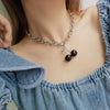 Harajuku Cherry Pendant Necklace for Women 2021 Korean Necklaces Cute Egirl Sweet Girlfriend Gifts Ot Buckle Necklaces Jewelry