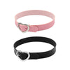 Harajuku Chunky Goth Chocker Hip Hop Sexy Black Punk Belt Heart Chokers Gothic Choker Necklace for Women Cosplay