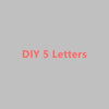 Harajuku Crystal Letter Necklace DIY 26 Letters Pendant Initial Collares Mujer Angel Name Choker Necklaces Stainless Steel Chain