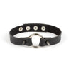 Harajuku Geometric Love Chocker Dark Black Collar Retro Black Leather Neckband Clavicle Goth Necklace Rock Jewelry Gifts