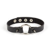 Harajuku Geometric Love Chocker Dark Black Collar Retro Black Leather Neckband Clavicle Goth Necklace Rock Jewelry Gifts