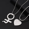 Harajuku INTERNET IGIRL letter necklace Punk Cat shape Pendant necklace Personality girl SHE DEVIL stainless steel Jewellery