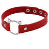 Harajuku Punk Soft Girl PU Leather Cat Head Collar Female Neck Band Internet Influencer Street Snap Clavicle Chain Cosplay