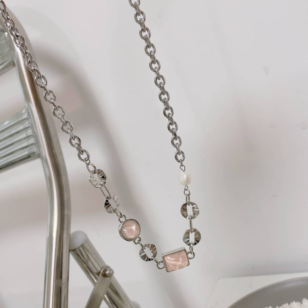 Harajuku Temperament Flower Butterfly Beaded Chains Choker for Women Vintage Geometric Insect Necklaces Girl Anniversary Jewelry