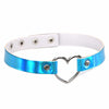 Harajuku holographic choker necklace heart Collar for women gothic choker holo chocker female rave festivals Jewelry