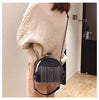 Gykaeo  Handbags Women Bags Designer Punk Style Chains Shoulder Bag Ladies Small Rivet Tassel Cross Body Bag Sac A Main