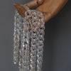 Woman Handbag Accessory Parts Chain Light Transparent Acrylic Resin Chain  Strap Women Shoulder Clutch Chain