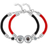 925 Stamp Silver Color Bracelet Red String Bracelet Meaning With Zirconia Chain Linked For Women charm bangle Jewelry Christmas