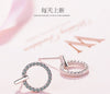 925 Stamp Silver Color Women  Earrings Round Short Zircon Charm Girl Gifts Jewelry  Christmas
