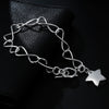 Original 925 sterling silver Beautiful Star pendant Bracelets for women  party Wedding accessories jewelry gifts