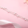 Special offer Pretty Lucky beads box Chain 925 sterling Silver Bracelet for Women wedding accessories party Jewelry Gift
