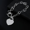 brands 925 sterling silver charm heart card Bracelets for women party Wedding designer fine jewelry Christmas gifts
