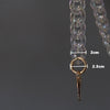 Woman Handbag Accessory Parts Chain Light Transparent Acrylic Resin Chain  Strap Women Shoulder Clutch Chain