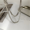 Punk style metal gold simple Geometric Clavicle Sweater Chain for men and women Necklace Party banquet Jewelry