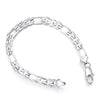 Hip Hop Ladies Mens Necklaces China Bracelet 925 Stamp Silver Color Fine Jewelry Gift Sets r