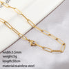 chain on the necklace Lobster clasp Gold Necklaces Linked Circle Necklaces for Women Minimalist Choker Necklace Jewelry 2022