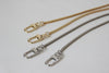 Brand Woman Handbag Accessory Solid Chain Silver Gold Metal Chain  Strap Women Elegant Cute Clutch Purse Chain